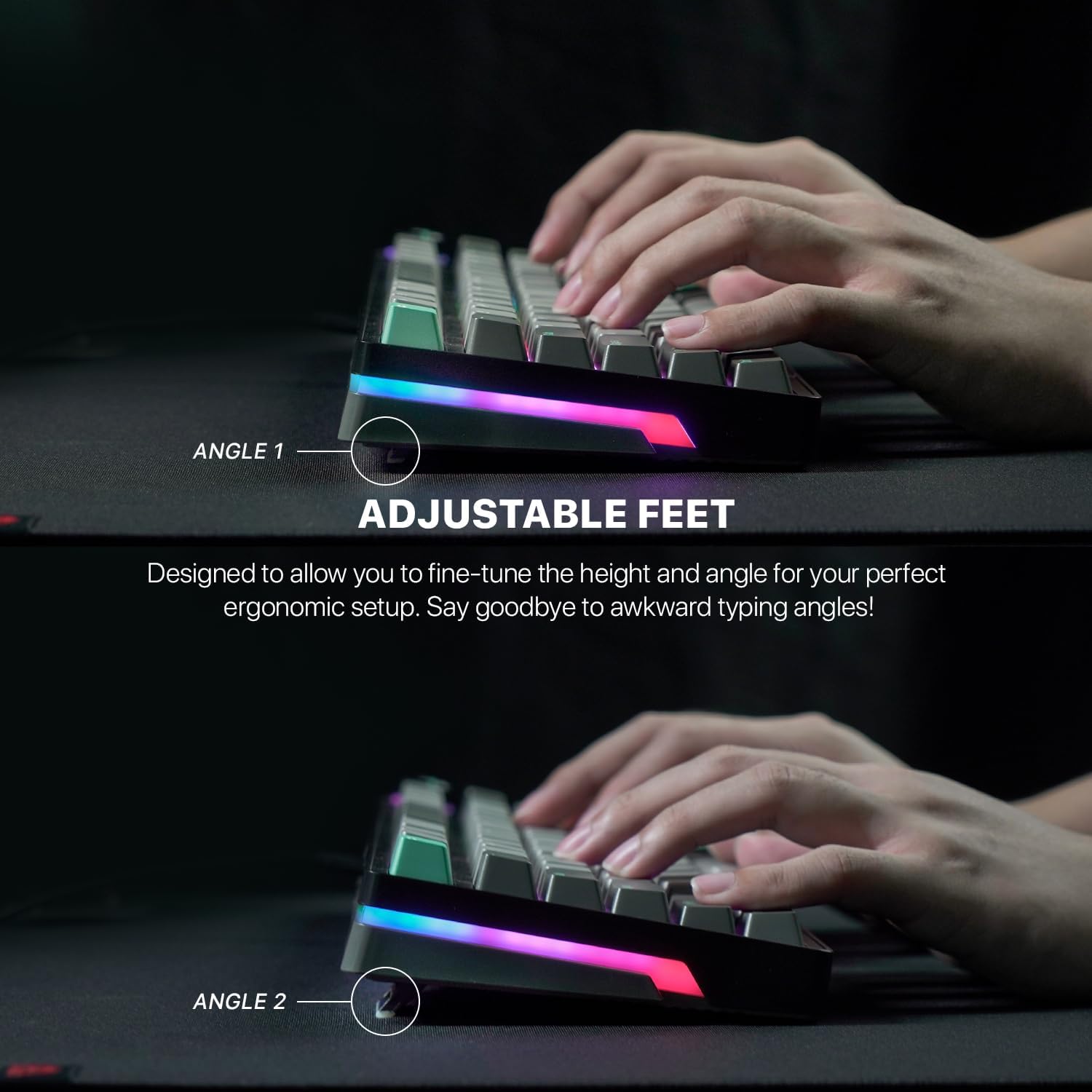 FANTECH ATOM PRO83 MK913 WIRELESS MECHANICAL GAMING KEYBOARD MERCURY
