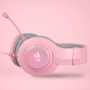 Redragon H260 RGB Gaming Headphone,3.5mm Surround Sound Computer Headset Earphones Microphone For PC MAC PS4 Xbox One