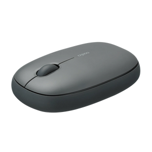 RAPOO M650 Bluetooth Multi-Device Silent Mouse, Dual Mode Bluetooth + 2.4G Wireless Mouse, 9 Months Battery Life, Switch up to 3 Devices, 2-Year Warranty - Dark Grey