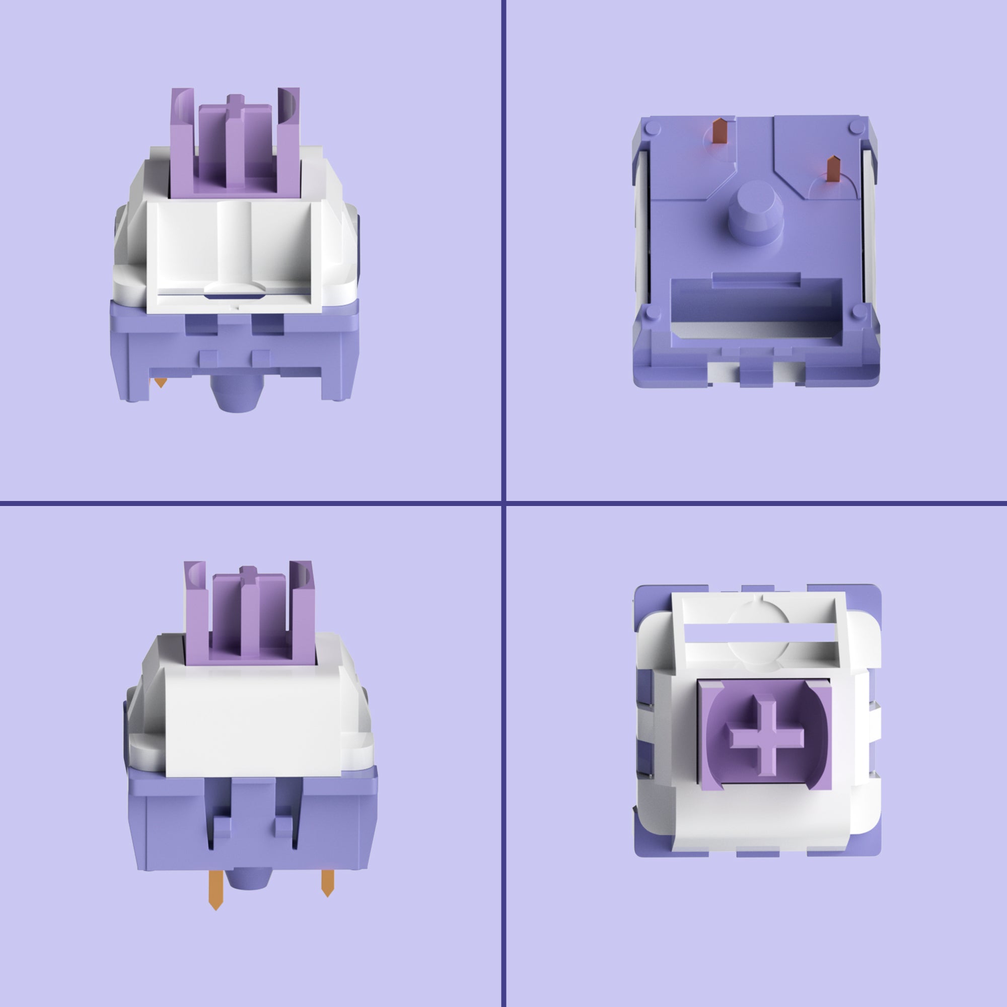 10PCS X   MageGee Violet Switches
