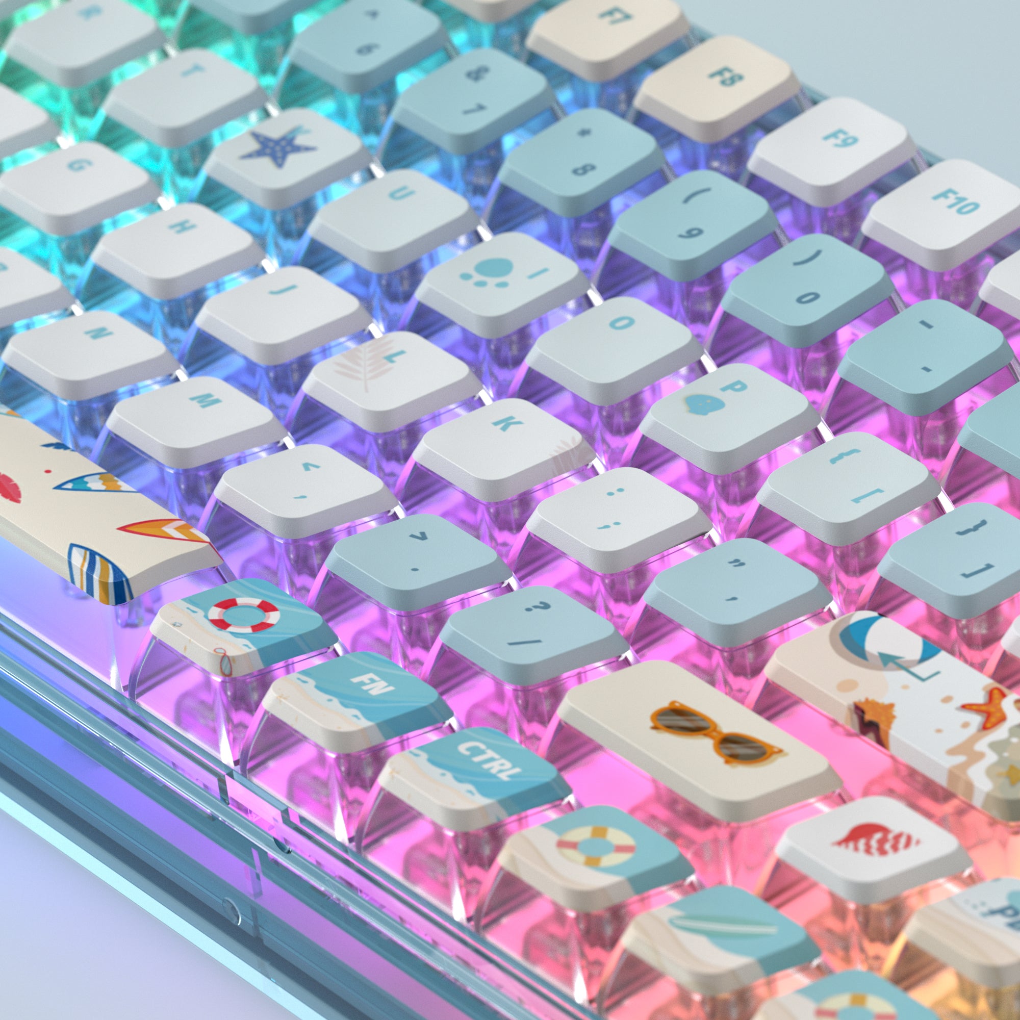 MageGee Light84 Wired Mechanical Keyboard (CRYSTAL SWITCH)