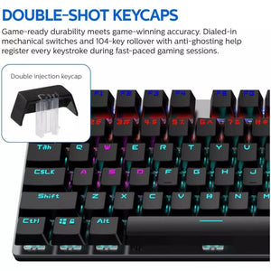 Philips Gaming Mechanical Keyboard – Blue Switches – 16 Ambiglow Chroma FX
