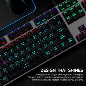 Philips Gaming Mechanical Keyboard – Blue Switches – 16 Ambiglow Chroma FX