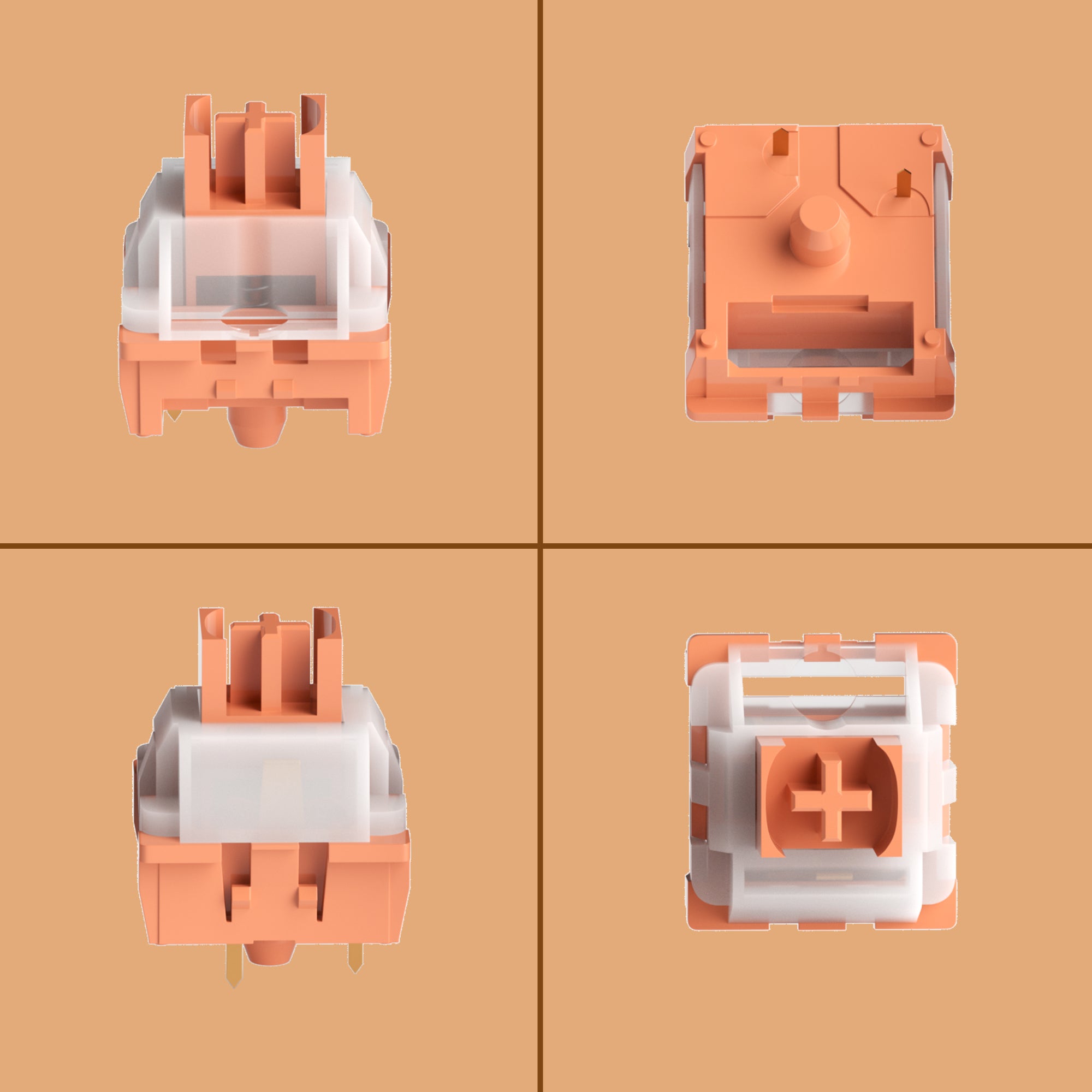 35PCS X MageGee Ginger Cat Switches