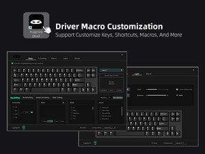 MageGee Captain72 Wired Magnatic Keyboard (Magnatic Lubed Fairy Rabbit switch)