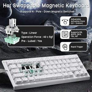 ATTACK SHARK X68HE Magnetic Keyboard With X3 Gaming Mouse Set