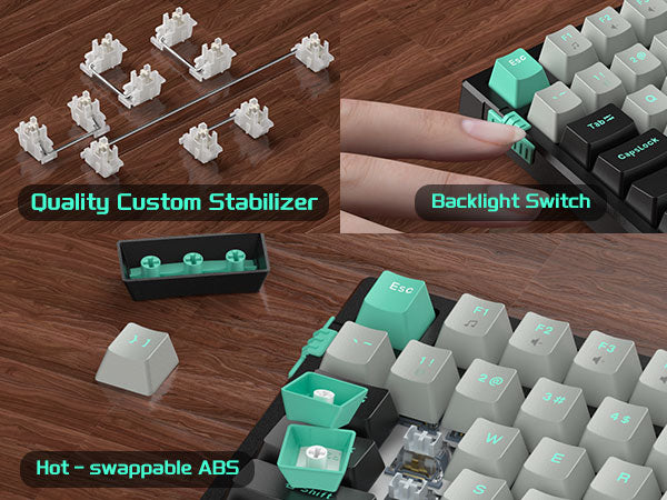MageGee SKY98 Wired Mechanical Keyboard(CRYSTAL SWITCH)