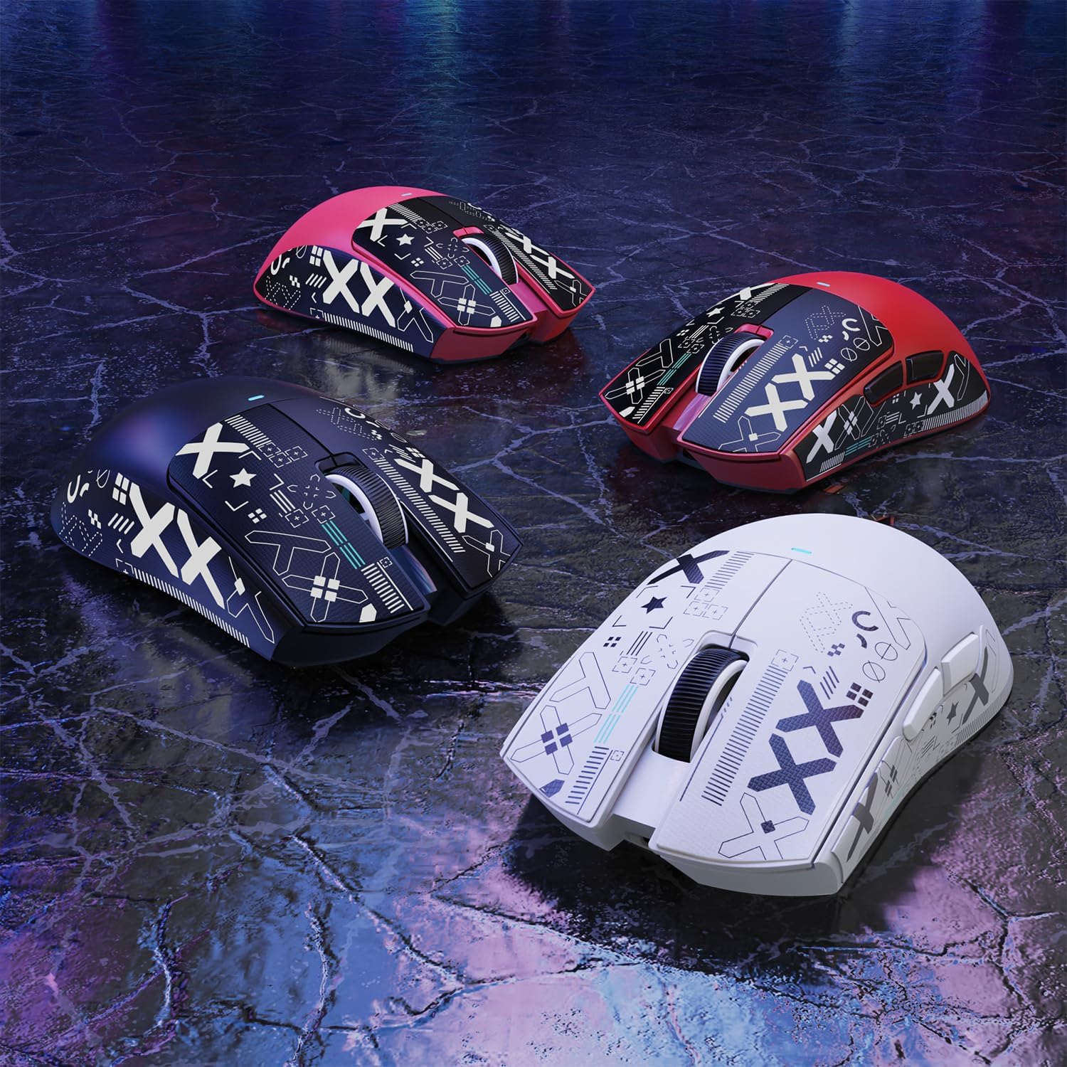 ATTACK SHARK X11SE Ultra-Light Wireless Gaming Mouse,22000 DPI,Tri-Modes BT5.2/Type-C Wired/2.4G,PixArt PAW3311 Gaming Sensor,5 Programmable Buttons for Laptop,PC,Mac Gamer(white&Sticker)