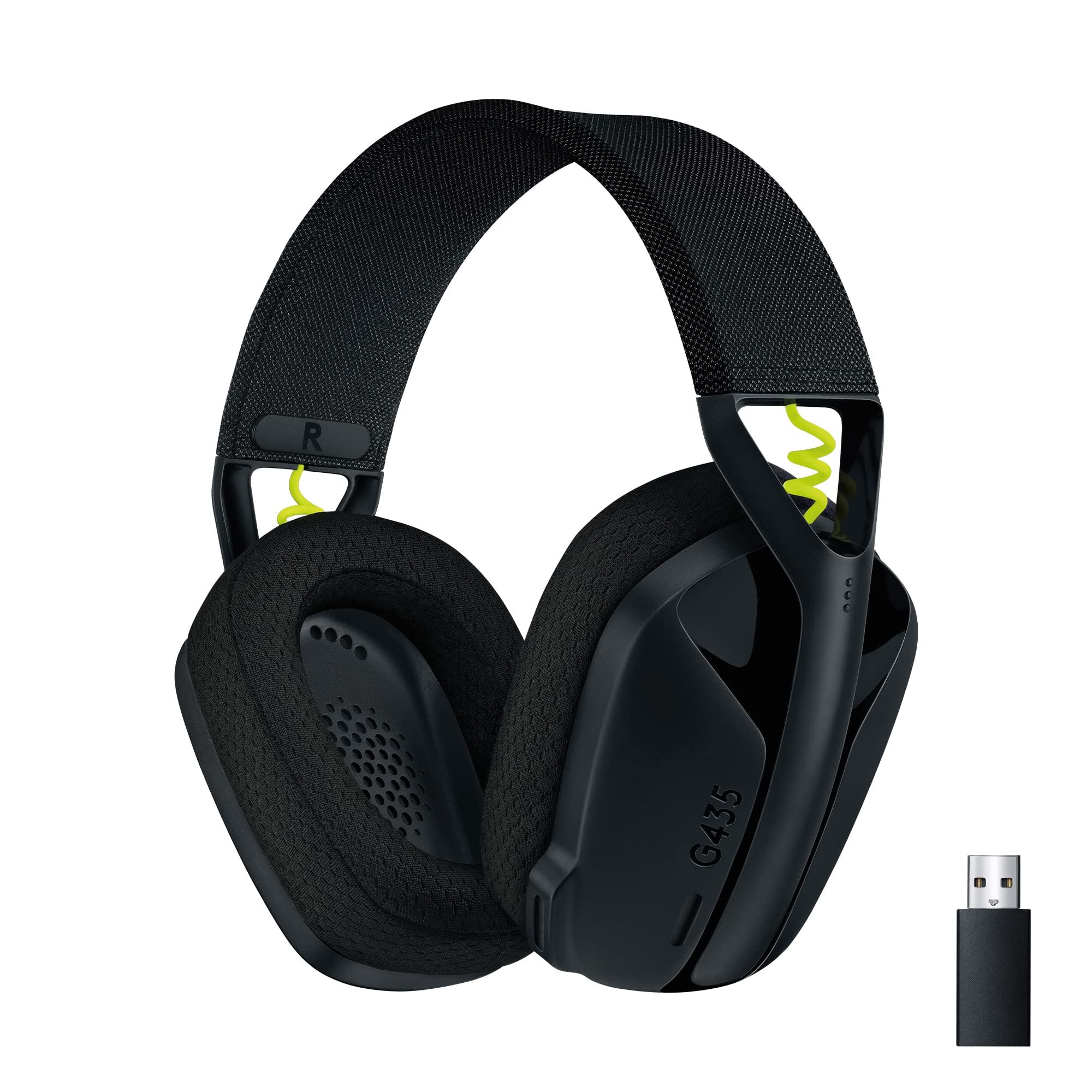 LOGITECH G435 LIGHTSPEED Wireless Gaming Headset - BLACK-981-001050