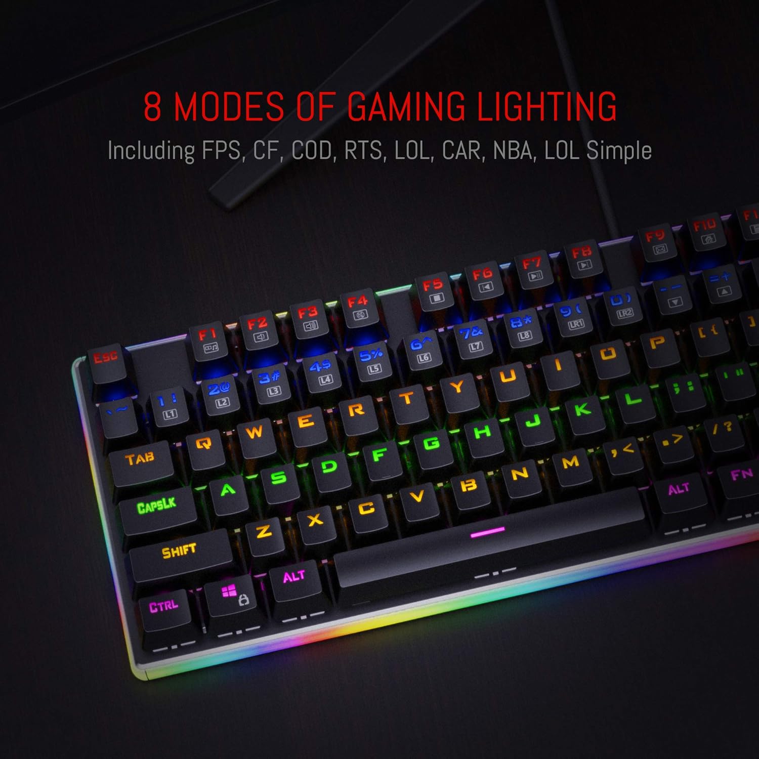 Redragon K577R KALI RGB Mechanical Gaming Keyboard