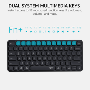 Rapoo E9050L Multi-Device Wireless Keyboard Blade-Series