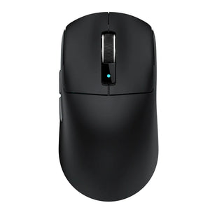 ATTACK SHARK R6 Lightweight Wireless Gaming Mouse,PAW 3950Max Sensor Computer Mouse with Nordic 52480,8KHz Polling,42K DPl,OMRON Optaicl Switch,USB-C Charging,7 Programmable Buttons(Black & Sticker)