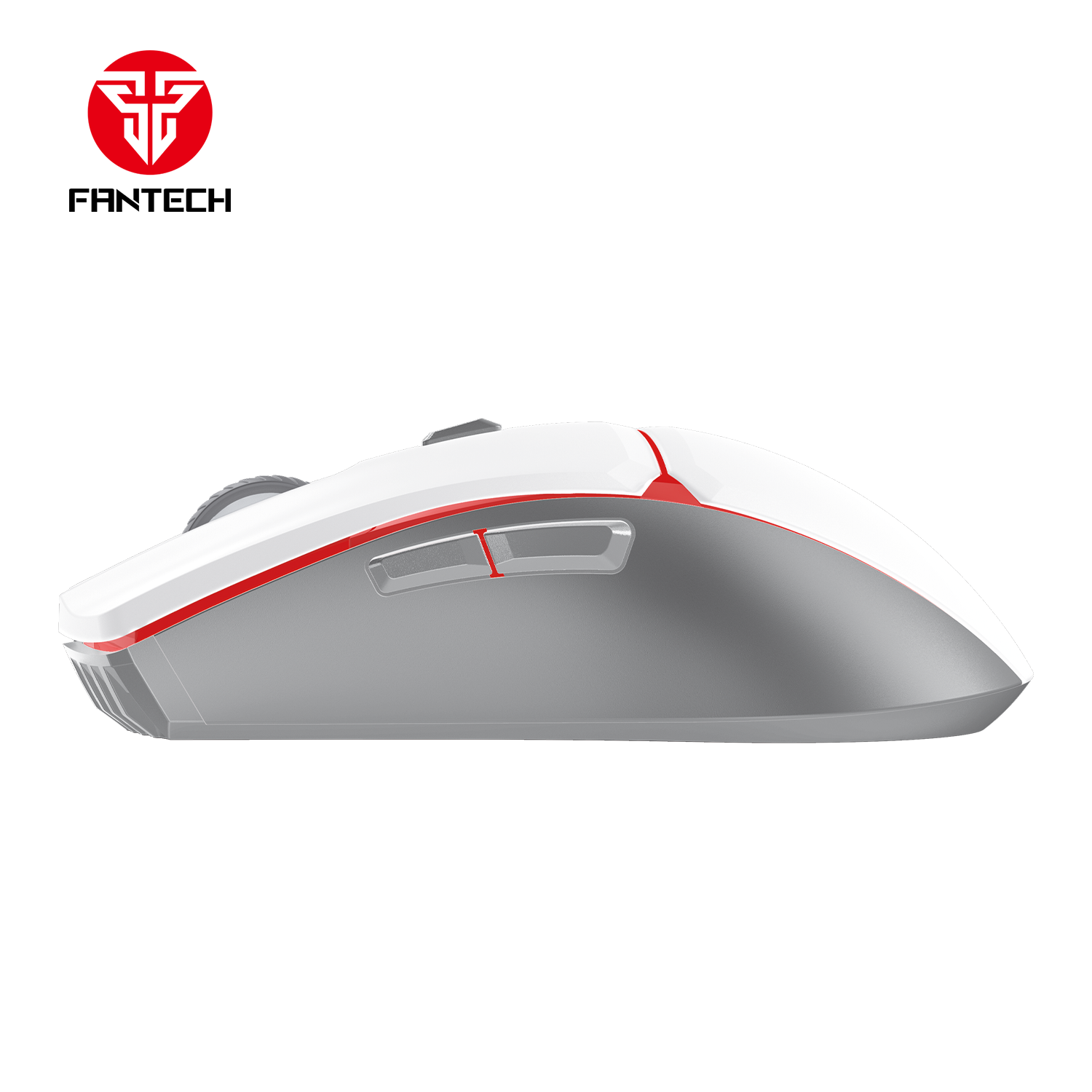 Fantech Crypto WGC3 Wireless Mouse Gaming Crypto Polling Rate 1000Hz DPI 10000- white