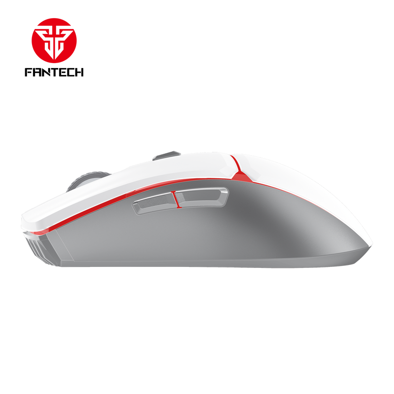 Fantech Crypto WGC3 Wireless Mouse Gaming Crypto Polling Rate 1000Hz DPI 10000- white