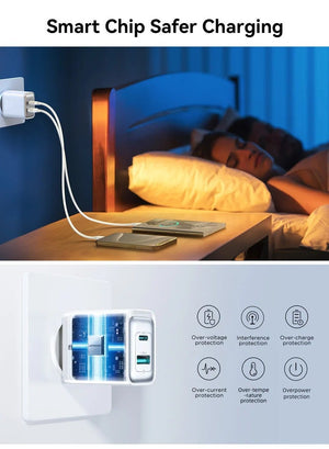 JOYROOM JR-TCF15 30W Dual-Port (A+C) Charger White