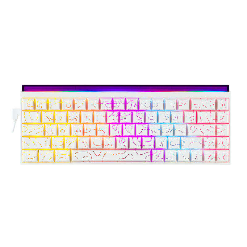 AJAZZ NK68 Small Mechanical Keyboard 68-key layout Mixed Light DIY Wired Version