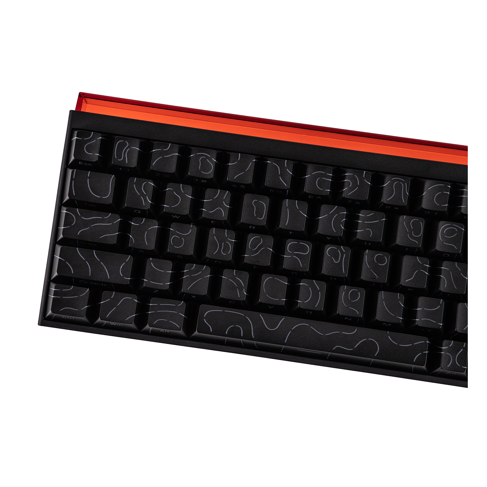 AJAZZ NK68 RGB Mechanical Keyboard 68-key layout Mixed Light DIY Wired Version (Black)