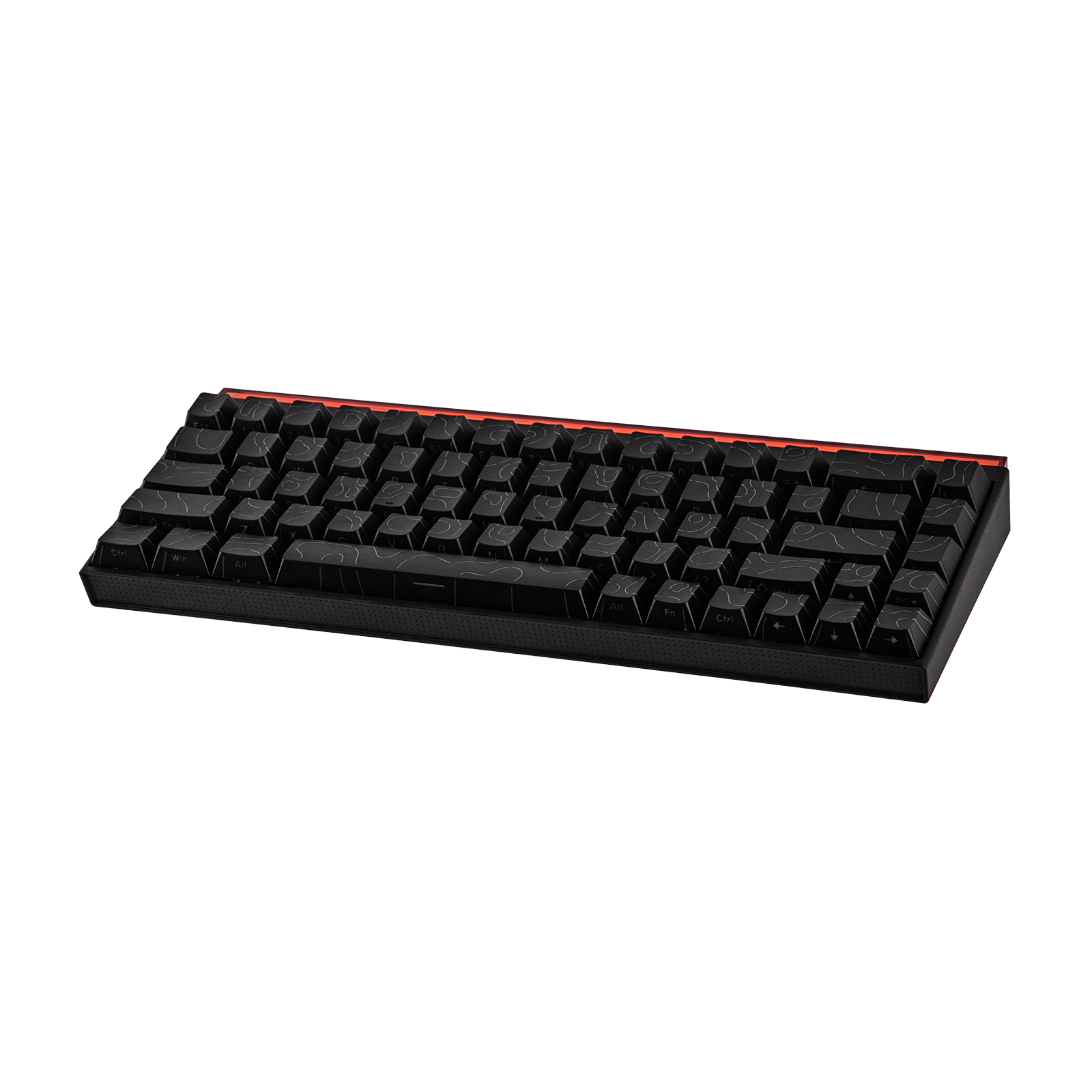 AJAZZ NK68 RGB Mechanical Keyboard 68-key layout Mixed Light DIY Wired Version (Black)