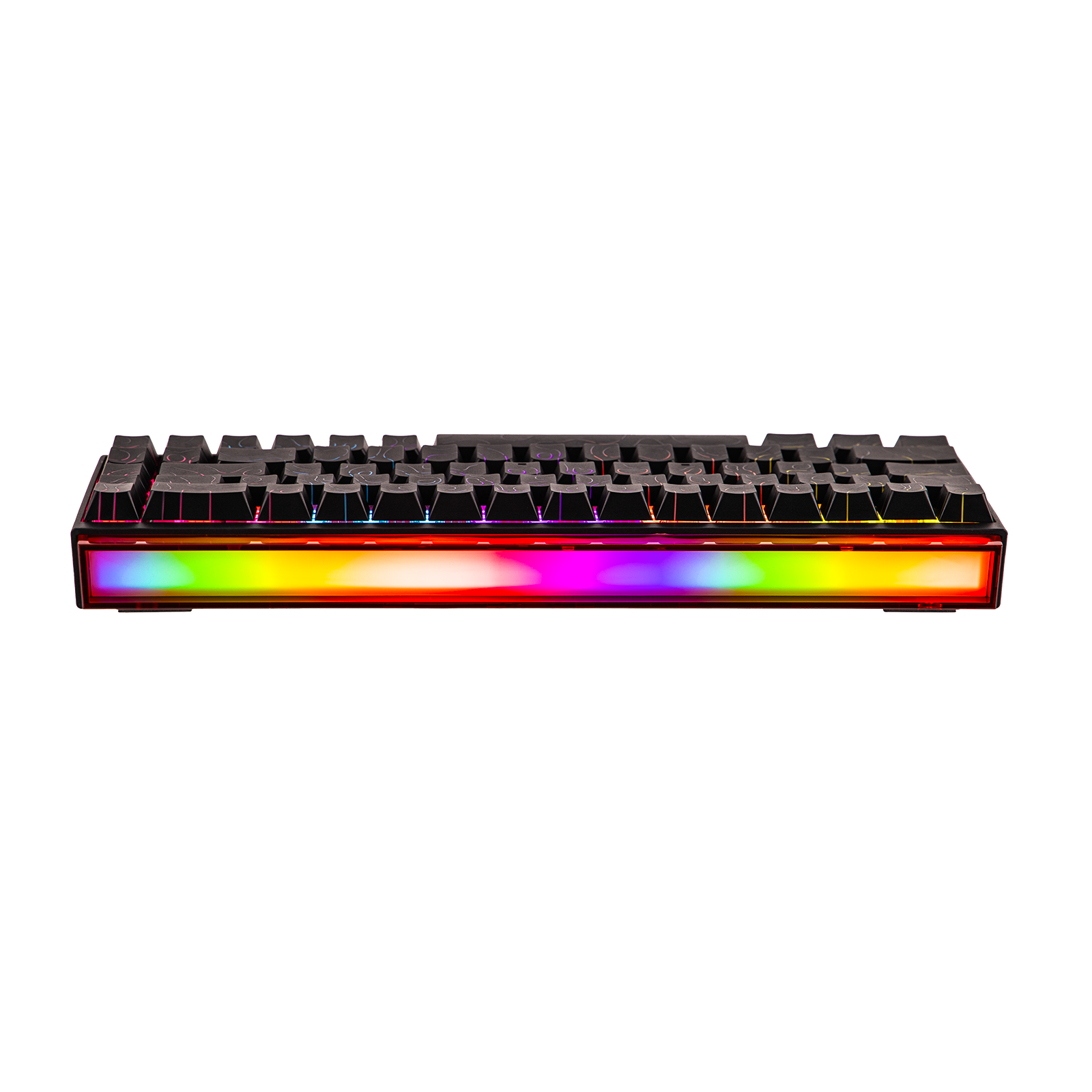 AJAZZ NK68 RGB Mechanical Keyboard 68-key layout Mixed Light DIY Wired Version (Black)