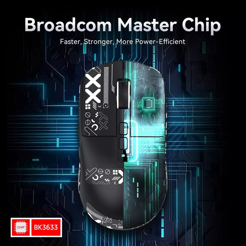 ATTACK SHARK X6 Three Modes Gaming Mouse With Charging Dock