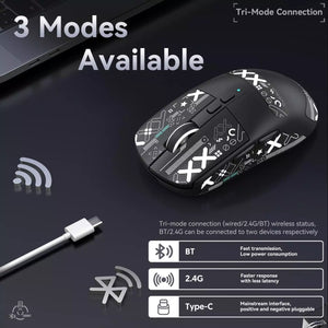 ATTACK SHARK X6 Three Modes Gaming Mouse With Charging Dock