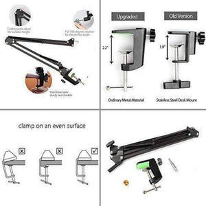 MAONO B01(BA20) Microphone Suspension Boom Scissor Arm Stand