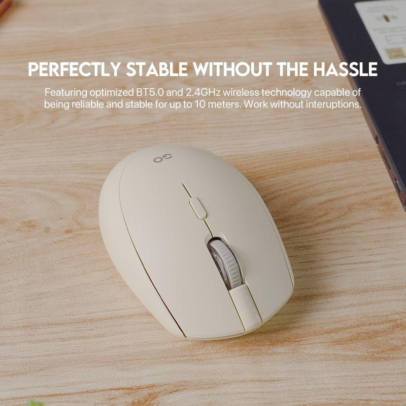FANTECH GO W193 Wireless Mouse   Beige