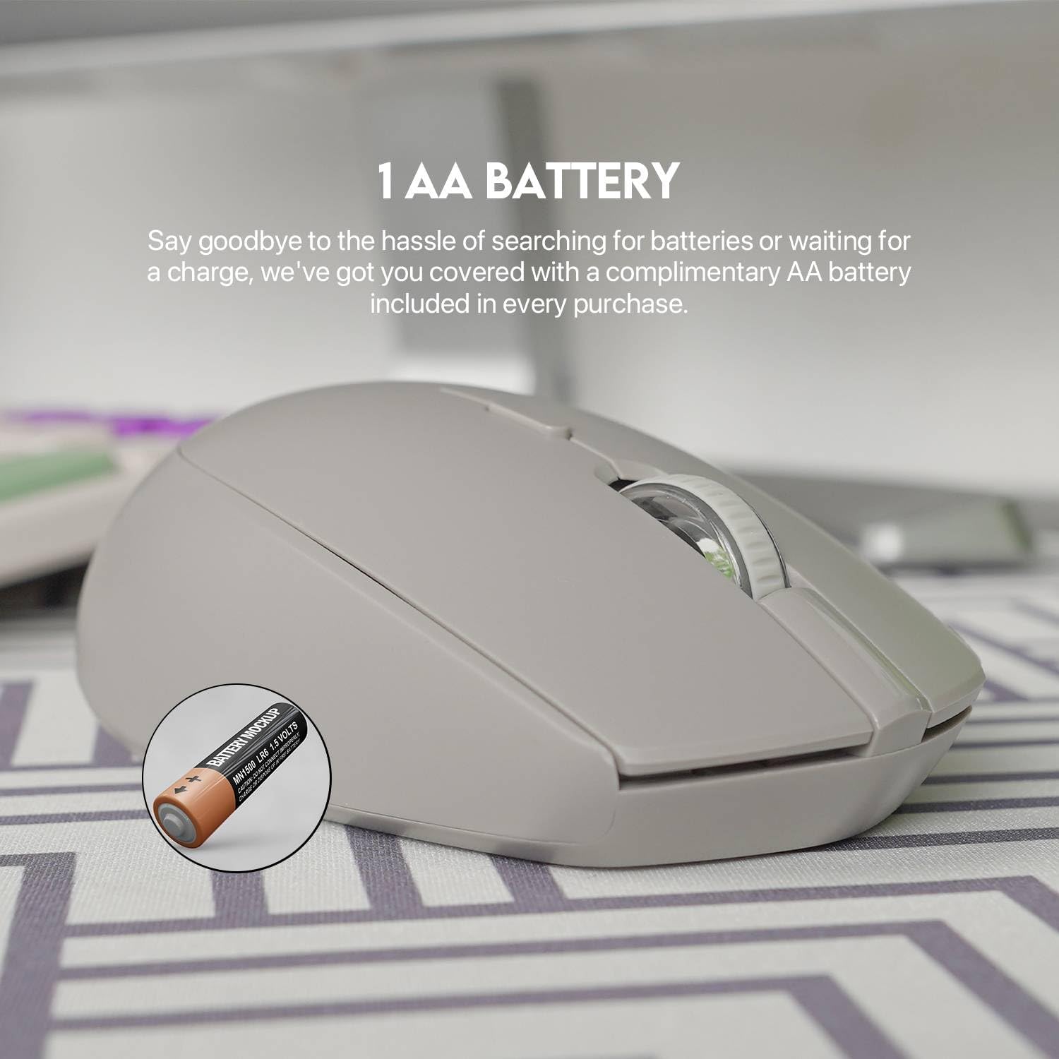 FANTECH GO W193 Wireless Mouse   Beige