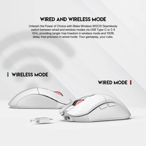 FANTECH WGC5S BLAKE S DUAL MODE WIRELESS GAMING MOUSE Polling Rate 1000Hz - Black