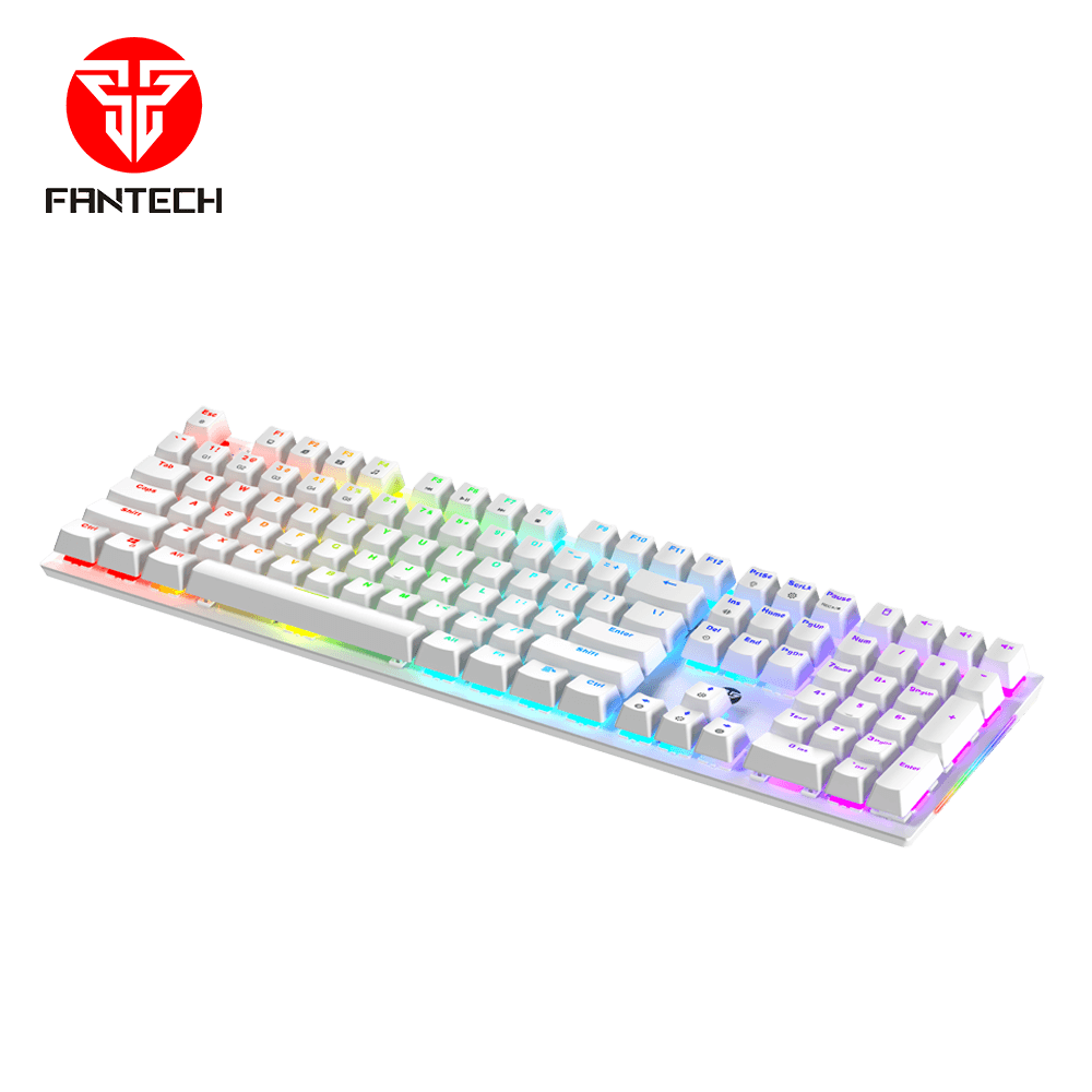 FANTECH MAXFIT108 MK855 RGB Mechanical Keyboard WHITE