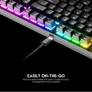 FANTECH MAXFIT108 MK855 RGB Mechanical Keyboard Black
