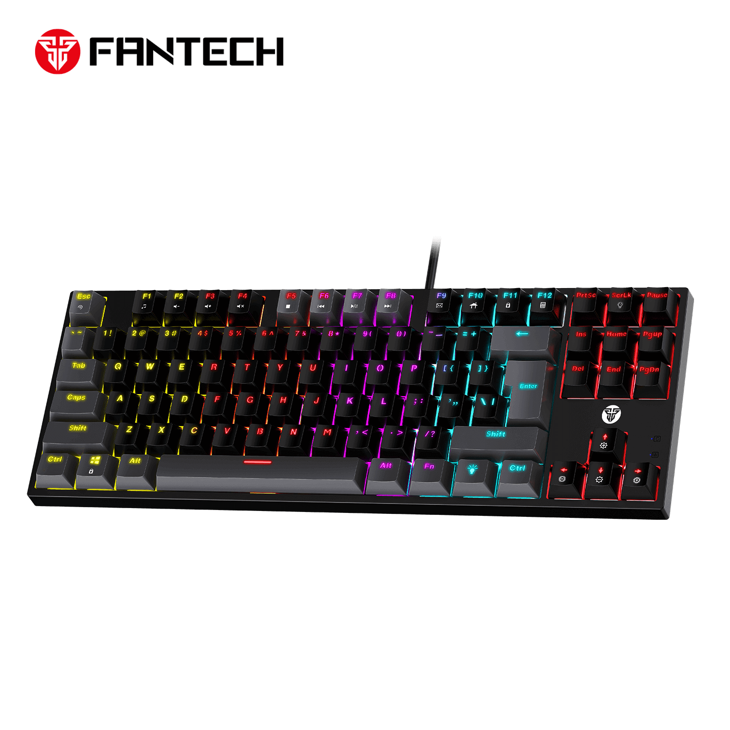Fantech Atom 87 MK876 V2 Sumi Edition Mechanical Keyboard Black