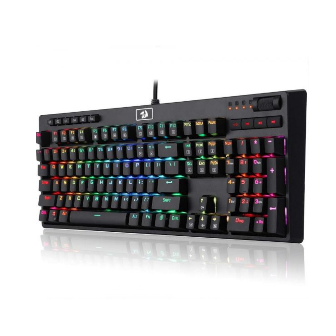 Redragon MANYU K579RGB MECHANICAL GAMING KEYBOARD WITH BLUE SWITCHES - عربي/eng