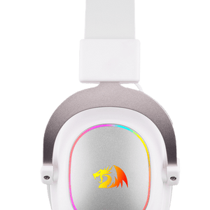 Redragon H510 Zeus-X RGB White Wired Gaming Headset - 7.1 Surround Sound - 53MM Audio Drivers in Memory Foam Ear Pads w/Durable Fabric Cover- Multi Platforms Headphone - USB Powered for PC/PS4/NS
