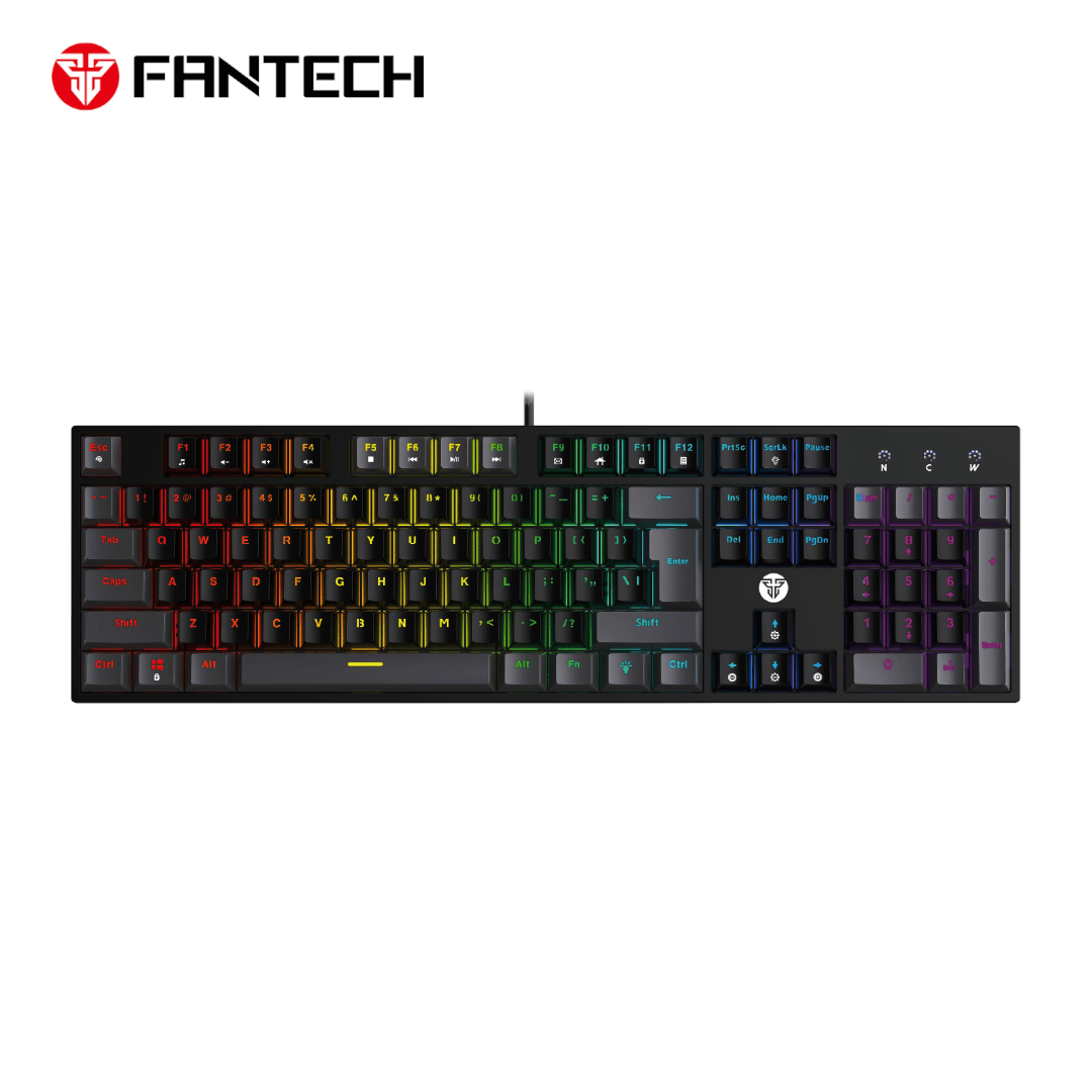 FANTECH ATOM104 MK886V2 GAMING MECHANICAL KEYBOARD - SUMI EDITION BLACK