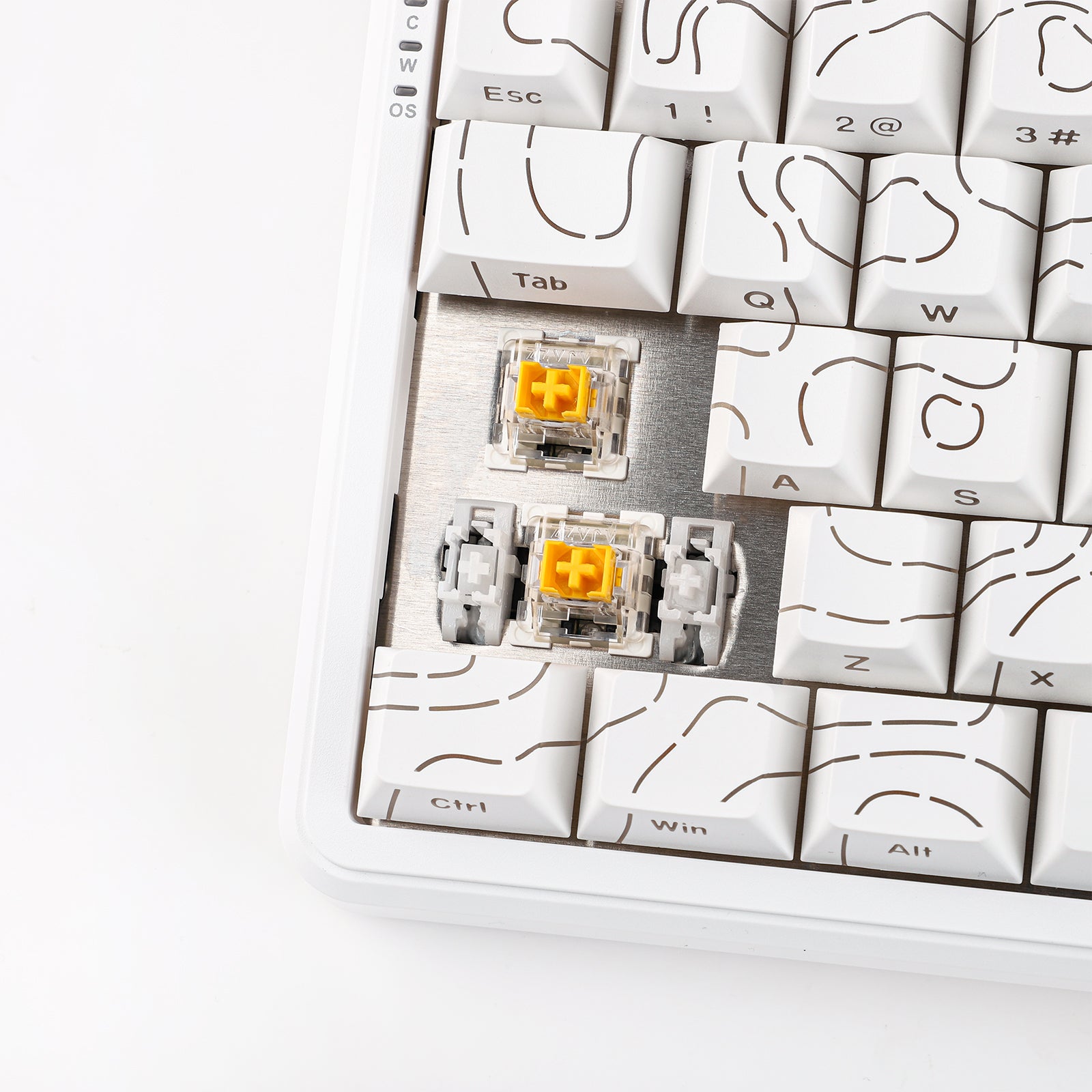 AJAZZ AK680 MAX Magnetic Switch keyboard (WHITE COUNTER)