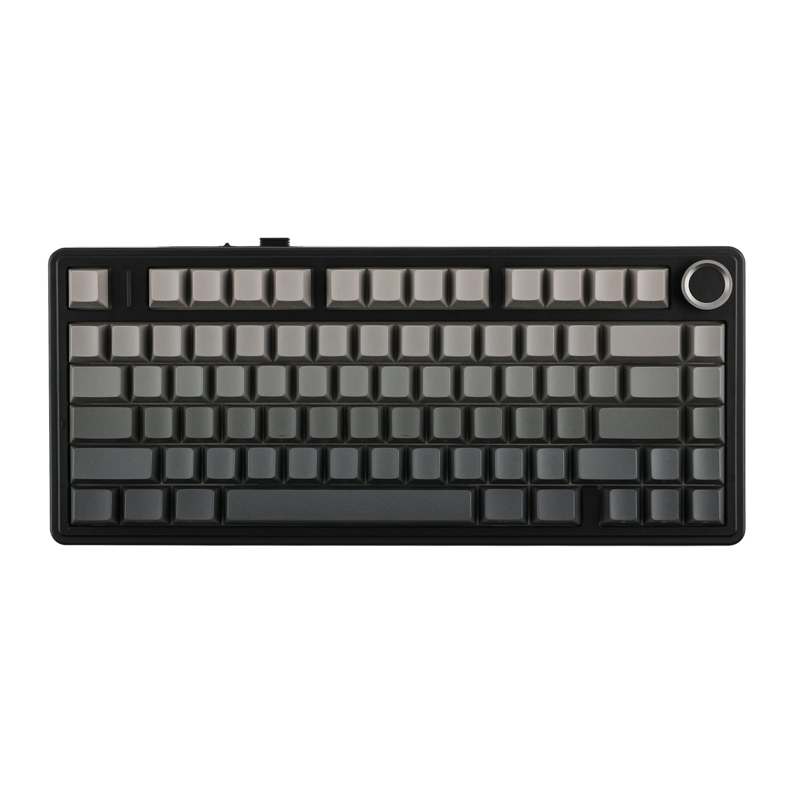 AULA F75 Mechanical Keyboard Gaming, 2.4 GHz/Type-C/BT5.0 Wireless Gaming Keyboard 75 Percent, Side Engraved, Structure of Seal, Hot Swappable Wireless Keyboard RGB (Grey with Colour Gradient)