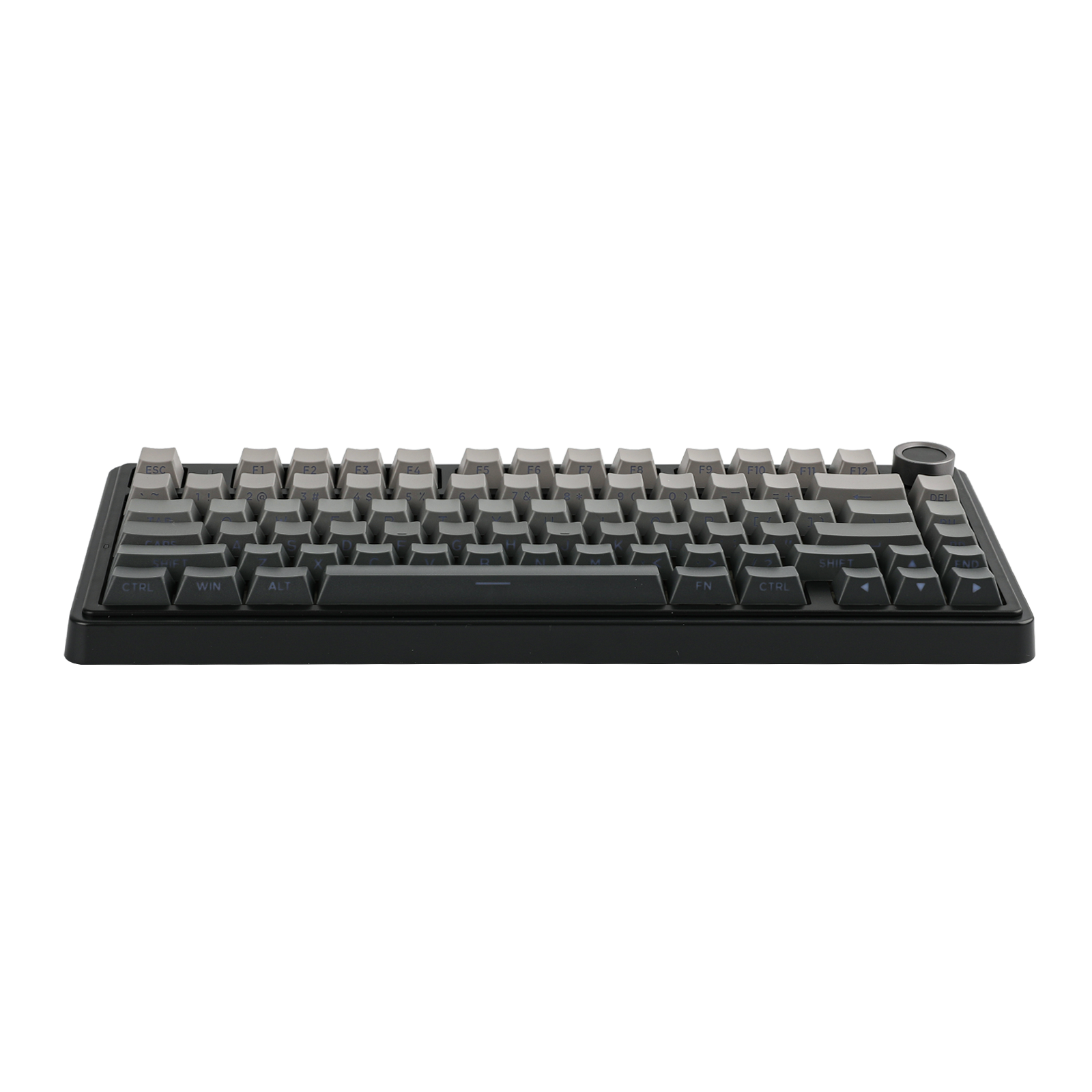AULA F75 Mechanical Keyboard Gaming, 2.4 GHz/Type-C/BT5.0 Wireless Gaming Keyboard 75 Percent, Side Engraved, Structure of Seal, Hot Swappable Wireless Keyboard RGB (Grey with Colour Gradient)