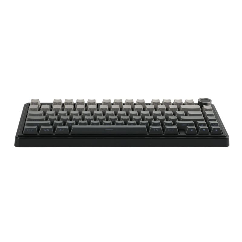 AULA F75 Mechanical Keyboard Gaming, 2.4 GHz/Type-C/BT5.0 Wireless Gaming Keyboard 75 Percent, Side Engraved, Structure of Seal, Hot Swappable Wireless Keyboard RGB (Grey with Colour Gradient)