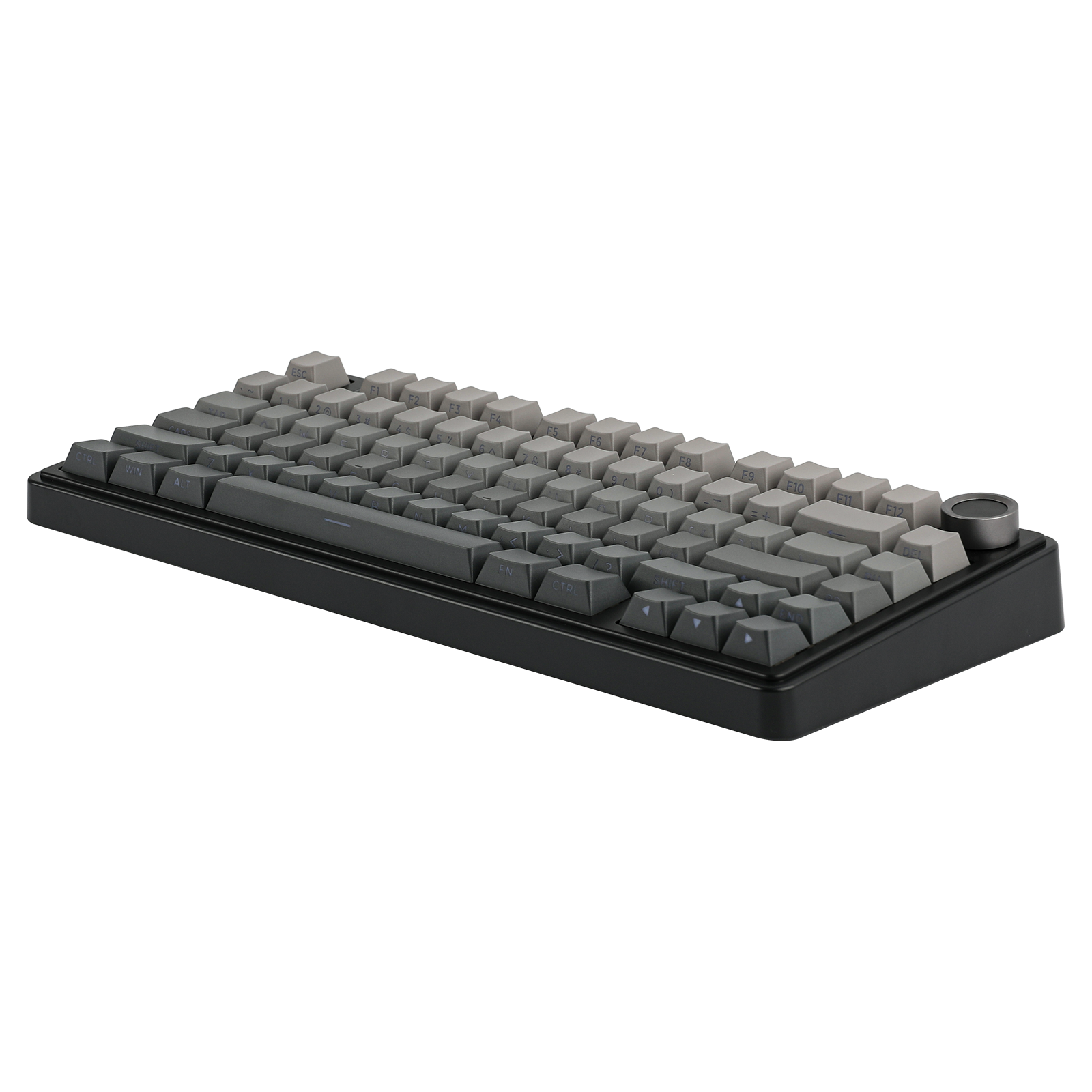 AULA F75 Mechanical Keyboard Gaming, 2.4 GHz/Type-C/BT5.0 Wireless Gaming Keyboard 75 Percent, Side Engraved, Structure of Seal, Hot Swappable Wireless Keyboard RGB (Grey with Colour Gradient)