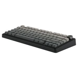 AULA F75 Mechanical Keyboard Gaming, 2.4 GHz/Type-C/BT5.0 Wireless Gaming Keyboard 75 Percent, Side Engraved, Structure of Seal, Hot Swappable Wireless Keyboard RGB (Grey with Colour Gradient)
