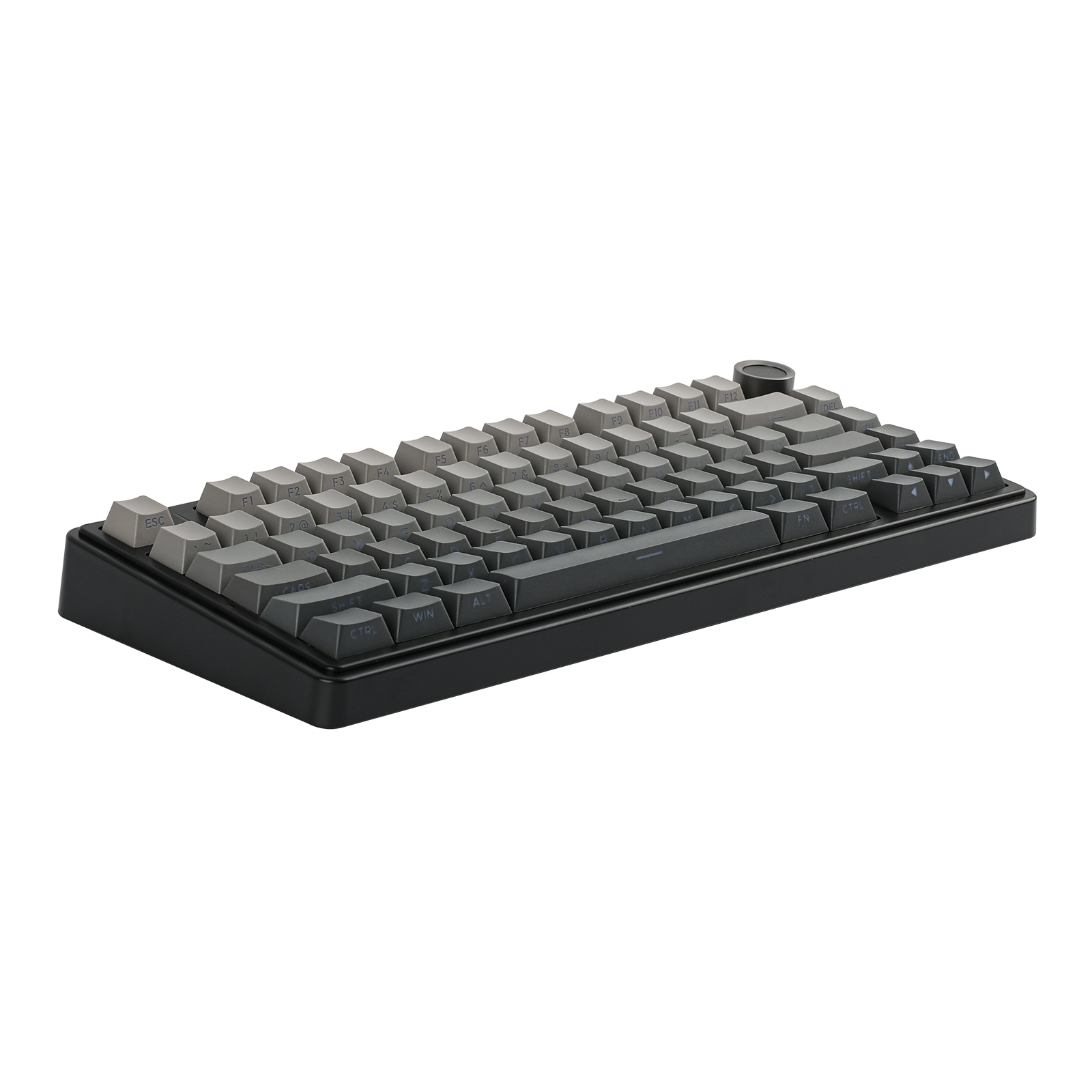 AULA F75 Mechanical Keyboard Gaming, 2.4 GHz/Type-C/BT5.0 Wireless Gaming Keyboard 75 Percent, Side Engraved, Structure of Seal, Hot Swappable Wireless Keyboard RGB (Grey with Colour Gradient)