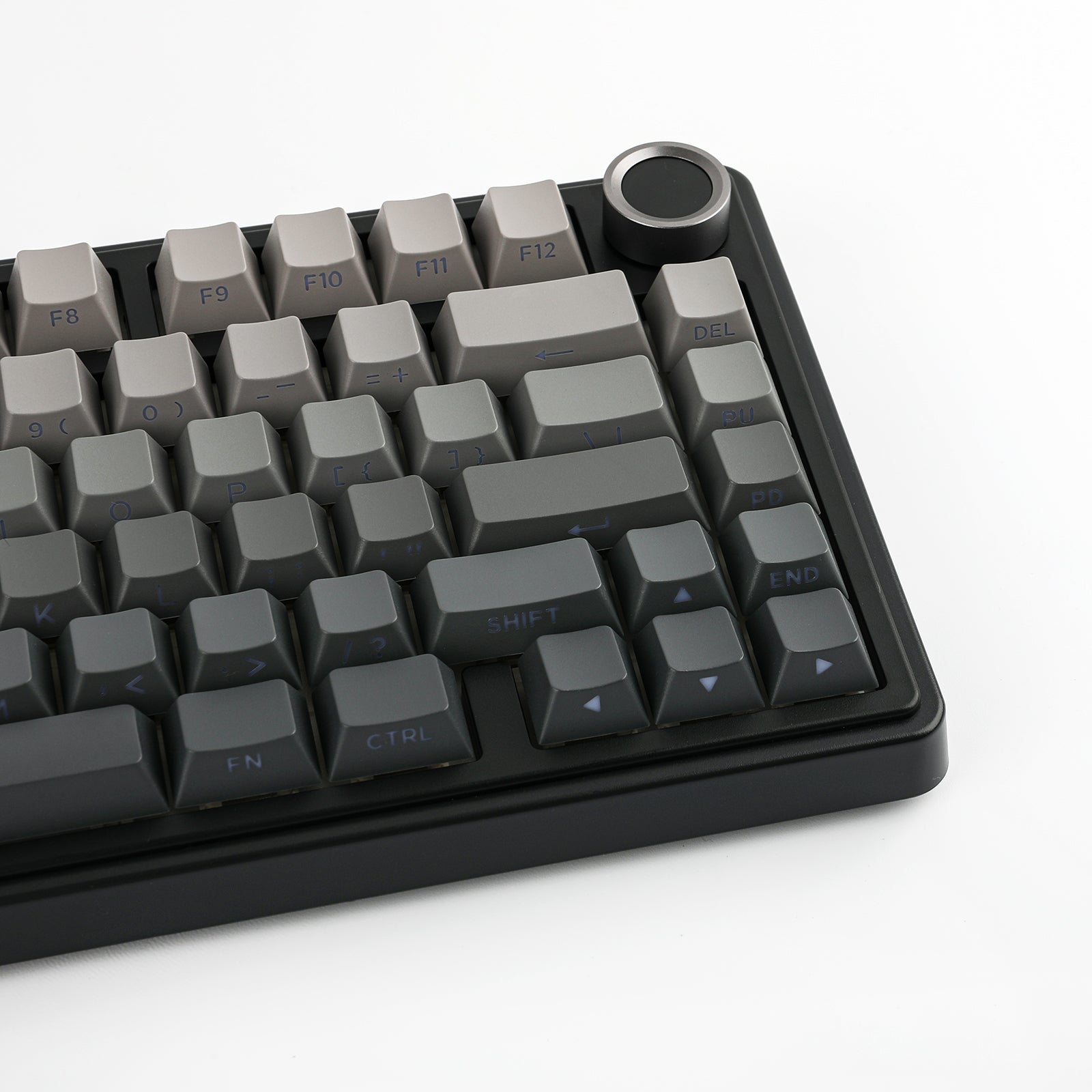 AULA F75 Mechanical Keyboard Gaming, 2.4 GHz/Type-C/BT5.0 Wireless Gaming Keyboard 75 Percent, Side Engraved, Structure of Seal, Hot Swappable Wireless Keyboard RGB (Grey with Colour Gradient)