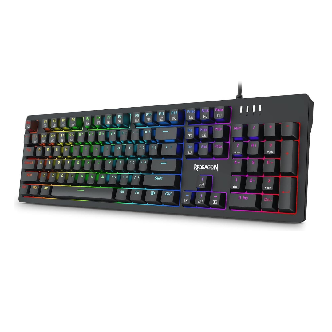 K679 RGB Gaming Keyboard, 104 Keys Wired Mechanical Keyboard