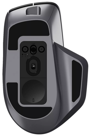 Rapoo MT760L Multi-mode Wireless Optical Mouse - Black Ergonomic Design