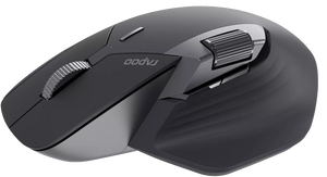 Rapoo MT760L Multi-mode Wireless Optical Mouse - Black Ergonomic Design