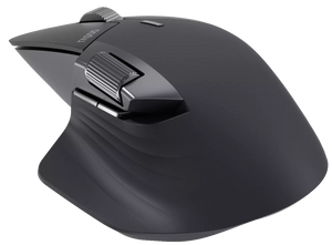 Rapoo MT760L Multi-mode Wireless Optical Mouse - Black Ergonomic Design