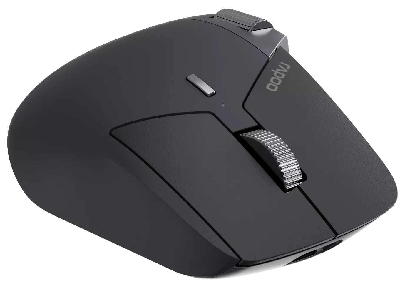 Rapoo MT760L Multi-mode Wireless Optical Mouse - Black Ergonomic Design