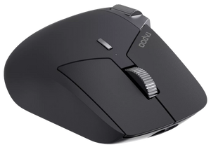 Rapoo MT760L Multi-mode Wireless Optical Mouse - Black Ergonomic Design