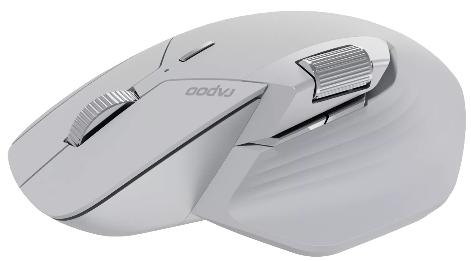 Rapoo MT760L Multi-mode Wireless Optical Mouse - white Ergonomic Design
